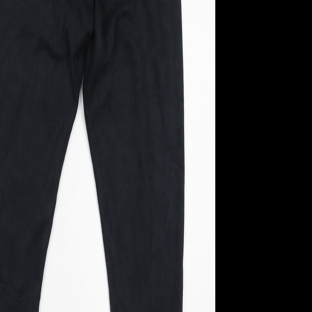 Marks and Spencer Womens Black Polyester Capri Leggings Size 12 L25 in