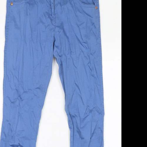 NEXT Womens Blue Cotton Jegging Jeans Size 10 L30 in Regular Zip