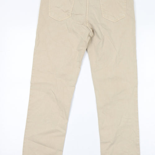 Amazing Woman Womens Beige Cotton Skinny Jeans Size 12 L29 in Regular Zip
