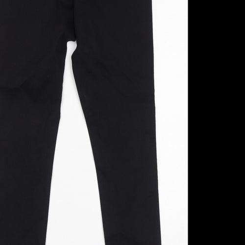 Papaya Womens Black Cotton Jegging Jeans Size 12 L30 in Regular