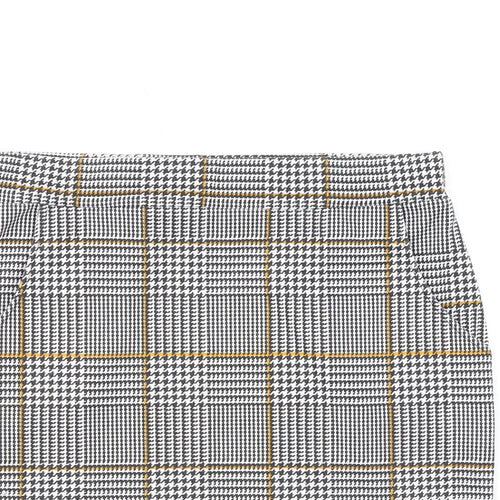 Select Womens Multicoloured Plaid Polyester Mini Skirt Size 14 - Pockets
