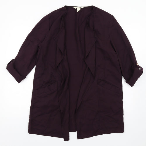 H&M Womens Purple Jacket Size 12