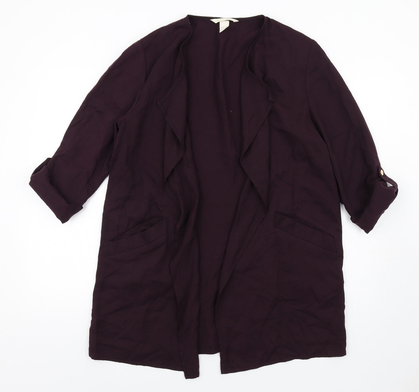 H&M Womens Purple Jacket Size 12