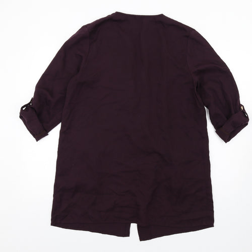 H&M Womens Purple Jacket Size 12