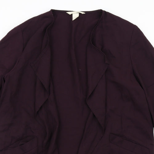 H&M Womens Purple Jacket Size 12