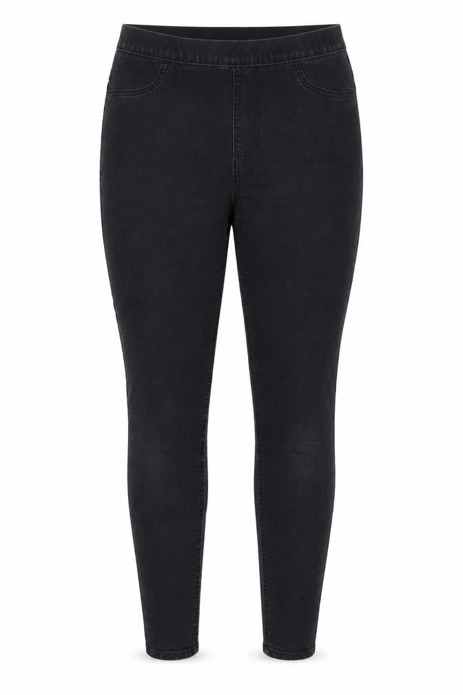 Marks and Spencer Womens Grey Cotton Jegging Jeans Size 12 L28 in Regular