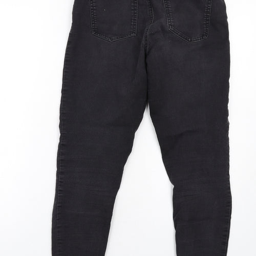 Marks and Spencer Womens Grey Cotton Jegging Jeans Size 12 L28 in Regular