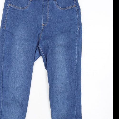 Dorothy Perkins Womens Blue Cotton Jegging Jeans Size 10 L30 in Regular
