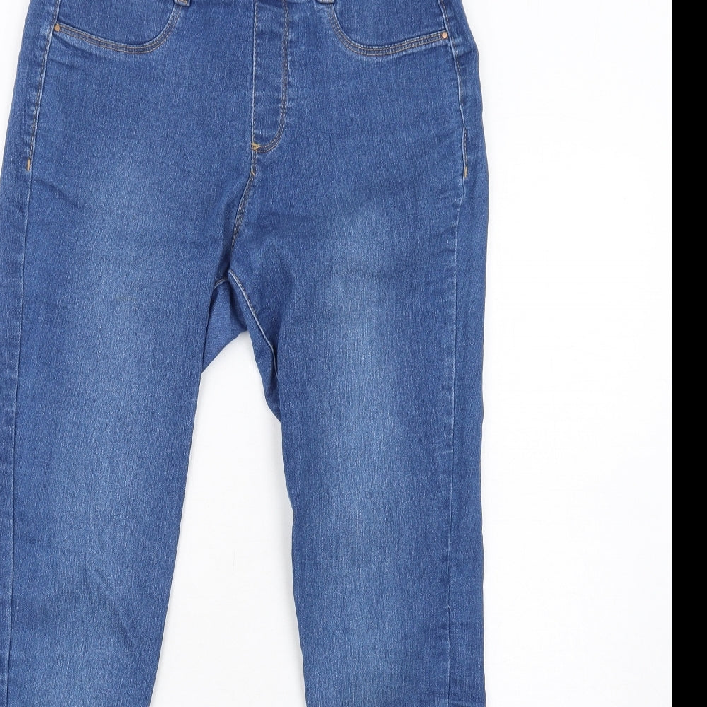 Dorothy Perkins Womens Blue Cotton Jegging Jeans Size 10 L30 in Regular