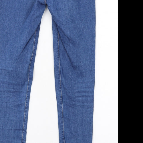 Dorothy Perkins Womens Blue Cotton Jegging Jeans Size 10 L30 in Regular