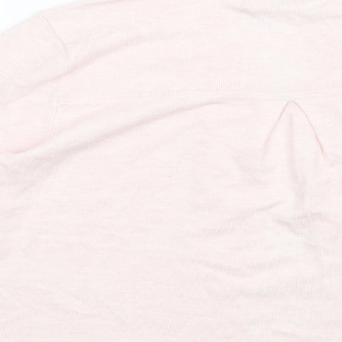 Wallis Womens Pink V-Neck Viscose Cardigan Jumper Size S