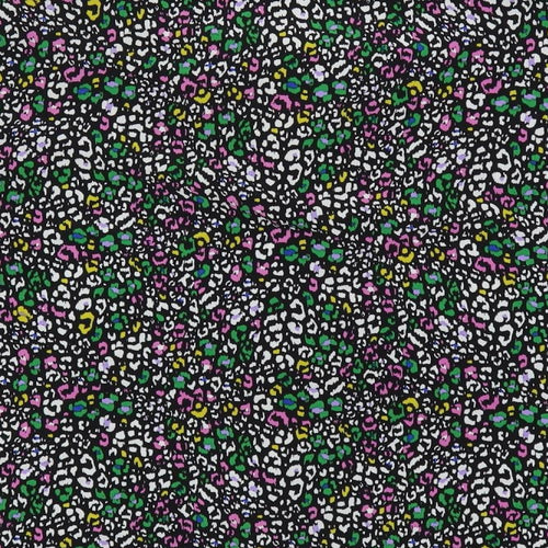 Topshop Womens Multicoloured Animal Print Polyester Basic Button-Up Size 10 Collared