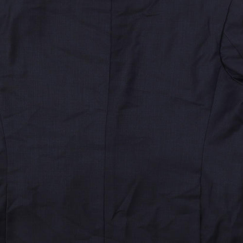 Marks and Spencer Mens Blue Wool Jacket Suit Jacket Size 44 Regular