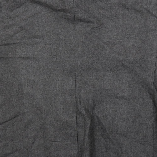 Alaj's Mens Grey Polyester Jacket Suit Jacket Size 44 Regular