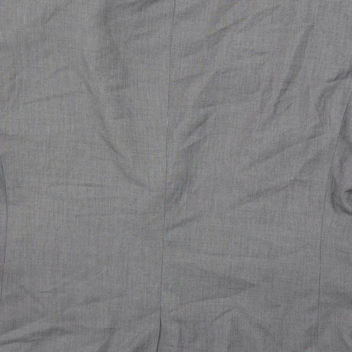 NEXT Mens Grey Polyester Jacket Suit Jacket Size 42 Regular - Contrasting Trim