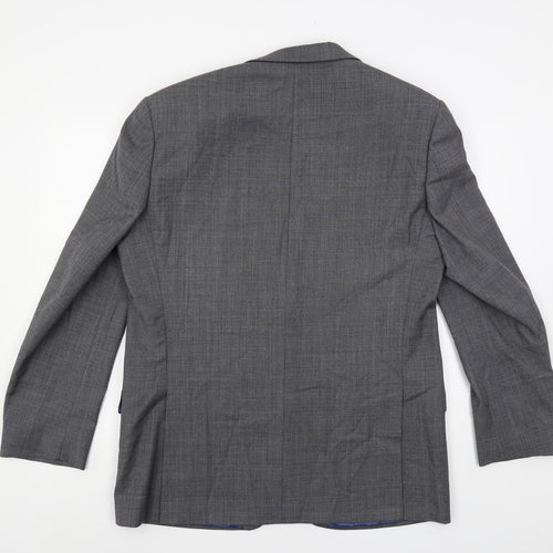 Marks and Spencer Mens Grey Wool Jacket Suit Jacket Size 42 Regular