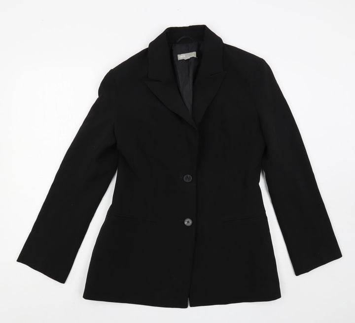 ASOS Womens Black Jacket Blazer Size 12 Button