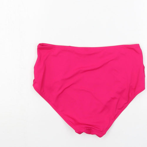 Marks and Spencer Womens Pink Ramie Swim Bottom Size 12