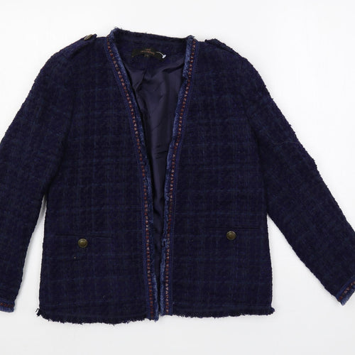 NEXT Womens Blue Jacket Blazer Size 10 - Open