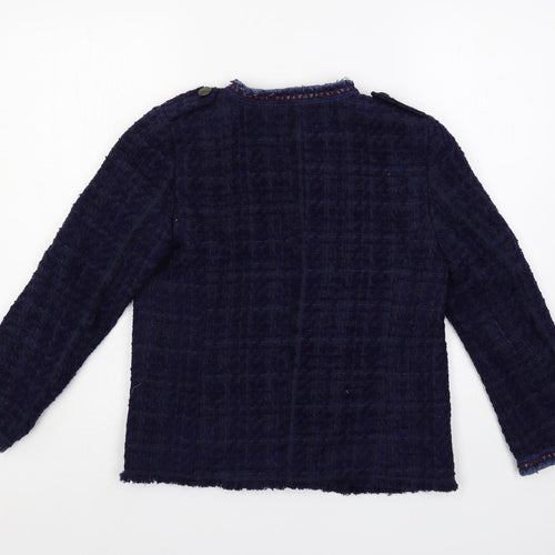 NEXT Womens Blue Jacket Blazer Size 10 - Open