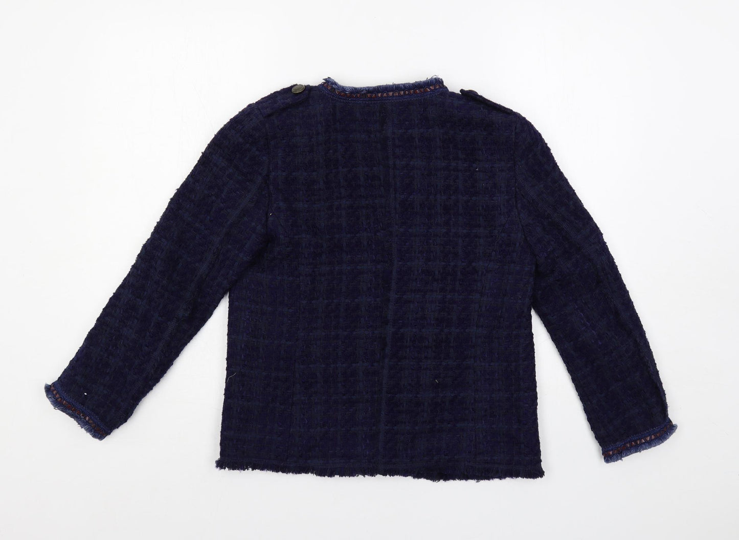 NEXT Womens Blue Jacket Blazer Size 10 - Open