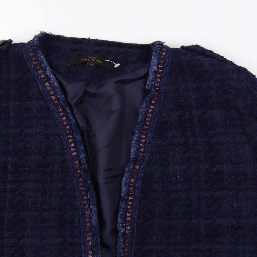 NEXT Womens Blue Jacket Blazer Size 10 - Open