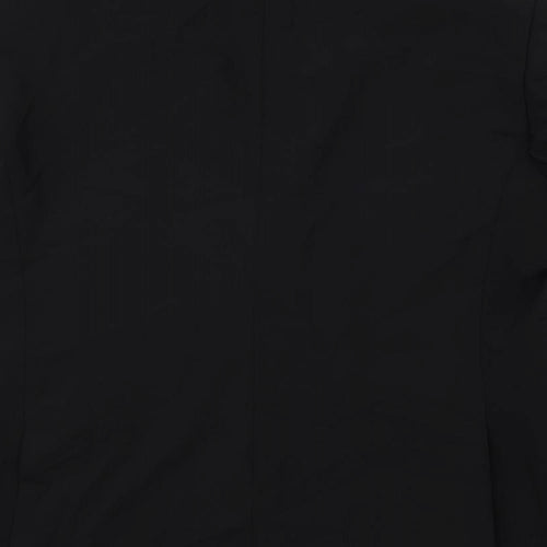 Marks and Spencer Mens Black Polyester Jacket Suit Jacket Size 42 Regular