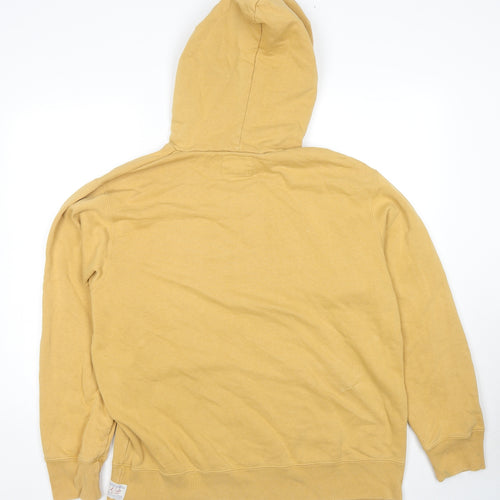 American Eagle Outfitters Mens Yellow Cotton Pullover Sweatshirt Size M - Logo