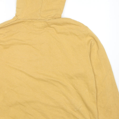 American Eagle Outfitters Mens Yellow Cotton Pullover Sweatshirt Size M - Logo