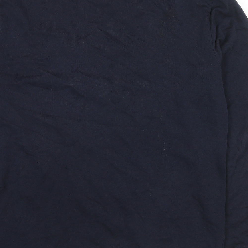 US Polo Assn. Mens Blue Cotton Pullover Sweatshirt Size L - Logo