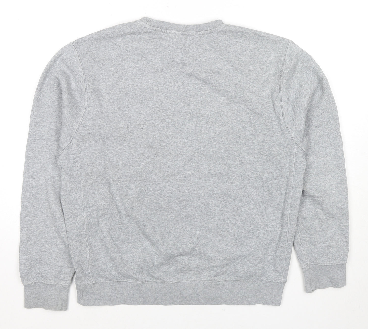 Nike Womens Grey Cotton Pullover Hoodie Size S Pullover