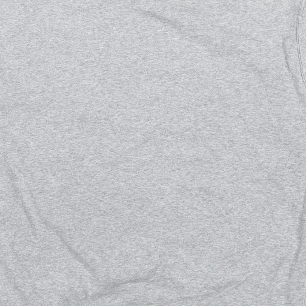 Nike Womens Grey Cotton Pullover Hoodie Size S Pullover