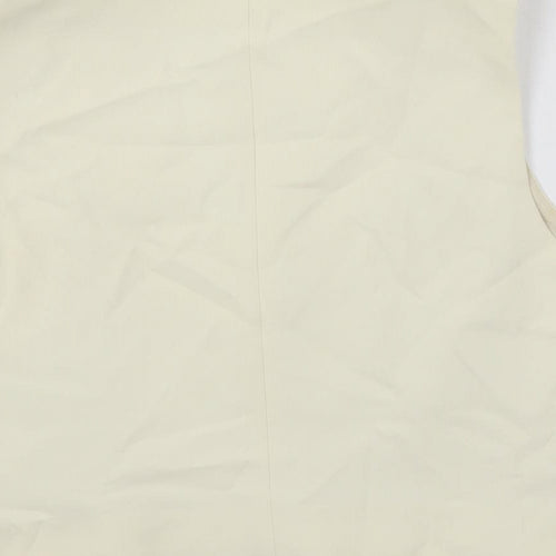 Marks and Spencer Womens Ivory Jacket Waistcoat Size 16 Button