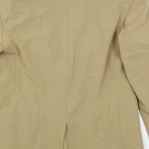 Marks and Spencer Womens Beige Jacket Blazer Size 8 Button