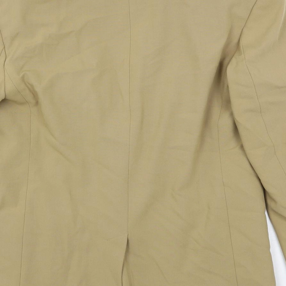Marks and Spencer Womens Beige Jacket Blazer Size 8 Button