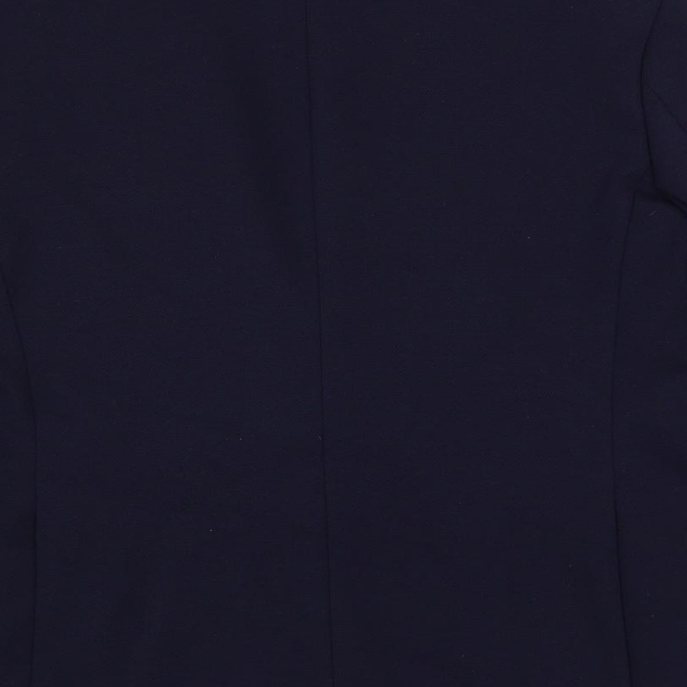 Marks and Spencer Mens Blue Polyamide Jacket Blazer Size 40 Regular