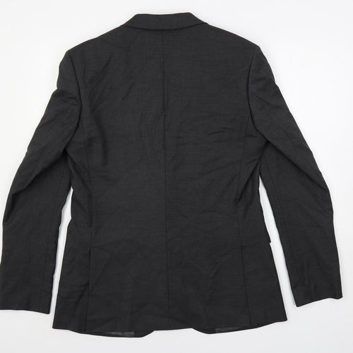 Marks and Spencer Mens Grey Polyester Jacket Suit Jacket Size 42 Regular