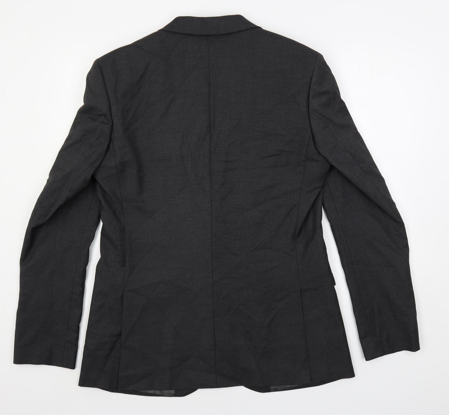 Marks and Spencer Mens Grey Polyester Jacket Suit Jacket Size 42 Regular