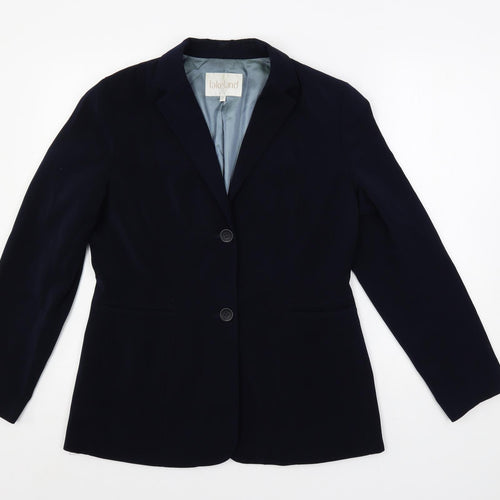Lakeland Womens Blue Jacket Blazer Size 12 Button
