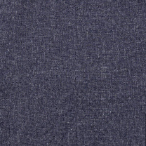 Marks and Spencer Mens Blue Cotton Jacket Blazer Size 42 Regular