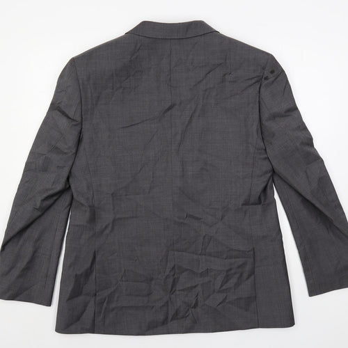 Marks and Spencer Mens Grey Wool Jacket Suit Jacket Size 42 Regular