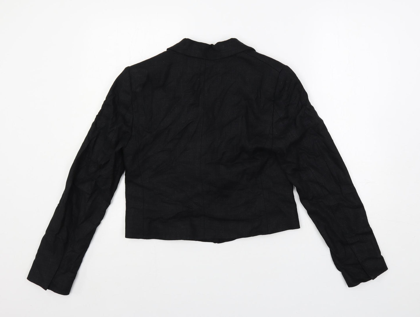 Marks and Spencer Womens Black Jacket Blazer Size 8 Button