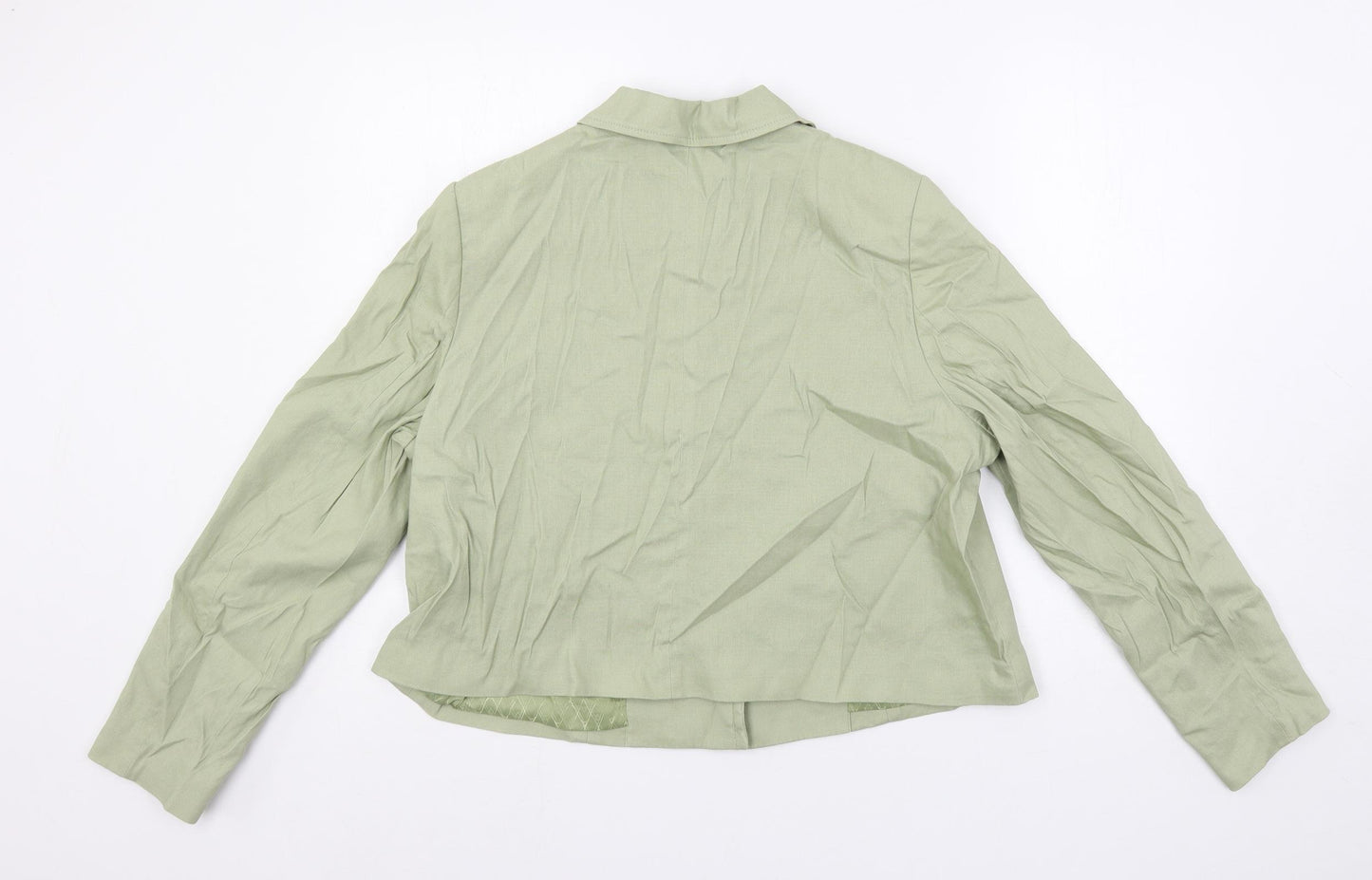 Autograph Womens Green Jacket Size 16 Button