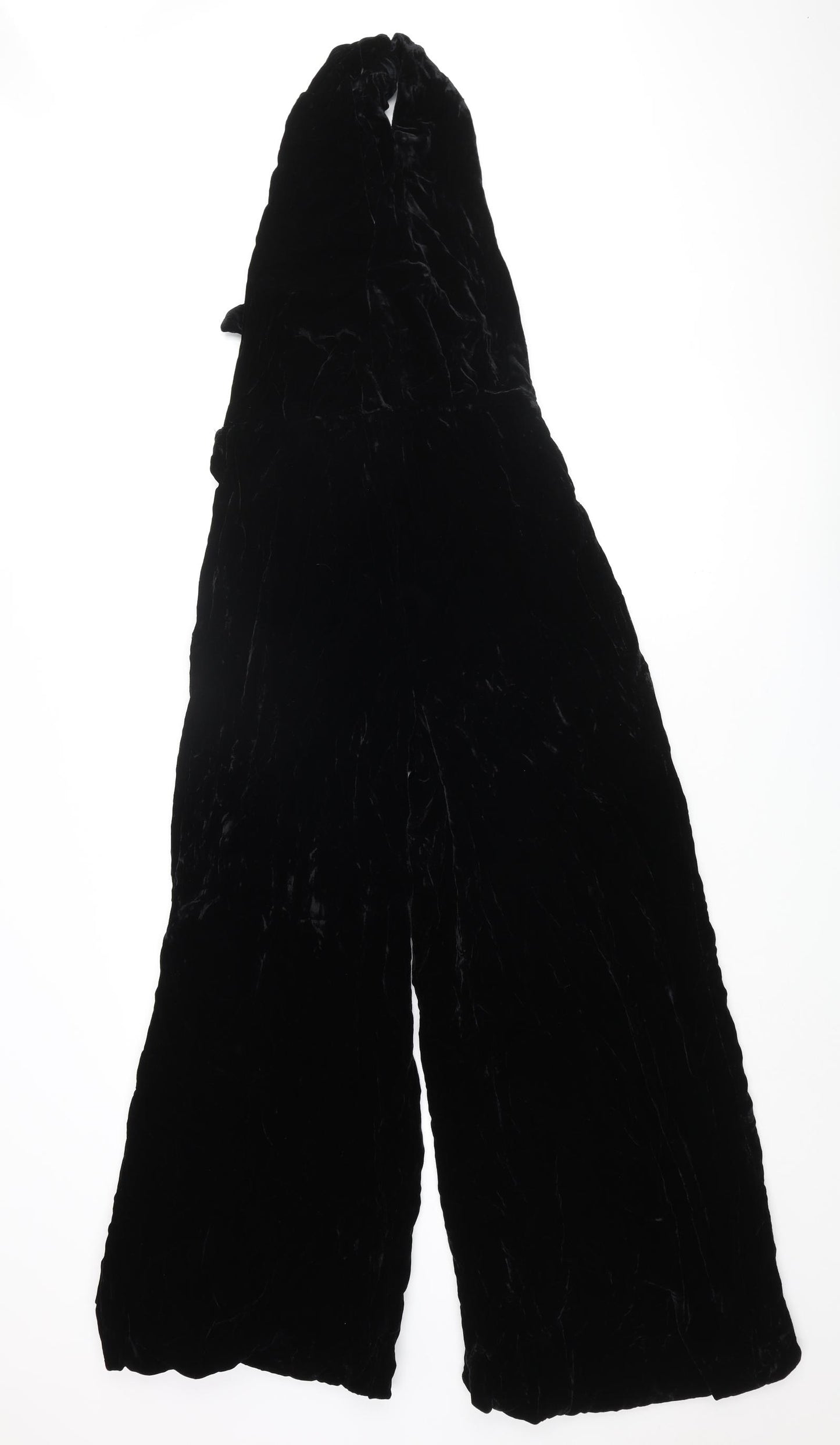 Zara Womens Black Viscose Jumpsuit One-Piece Size S L34 in Zip - Open Back