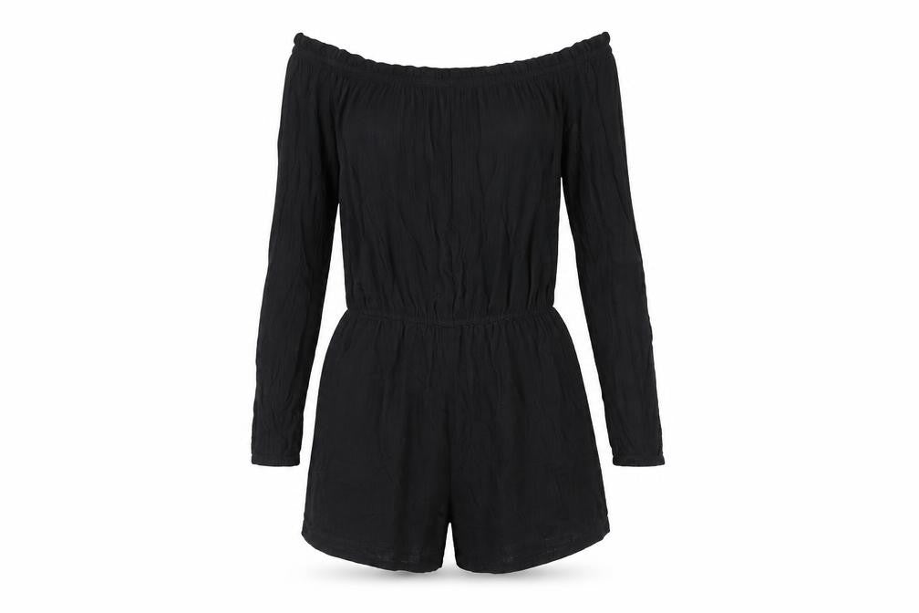 Suite Benedict Womens Black Vinyl Playsuit One-Piece Size XS - Keyhole