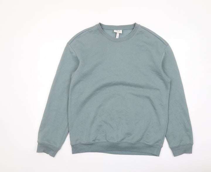 H&M Boys Green Cotton Pullover Sweatshirt Size S Pullover