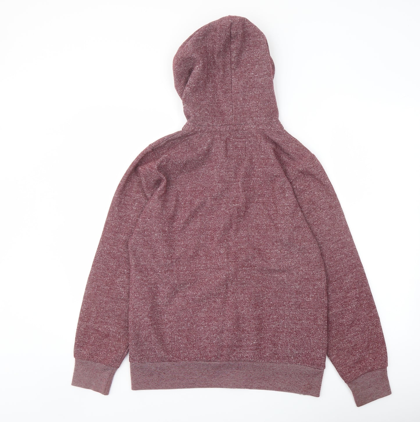 Brookhaven Womens Purple Polyester Full Zip Hoodie Size 10 Zip