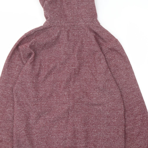 Brookhaven Womens Purple Polyester Full Zip Hoodie Size 10 Zip