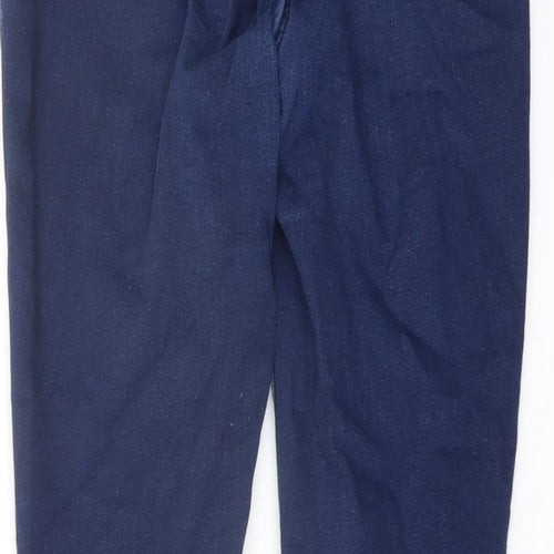 George Womens Blue Cotton Skinny Jeans Size 14 L28 in Regular Button