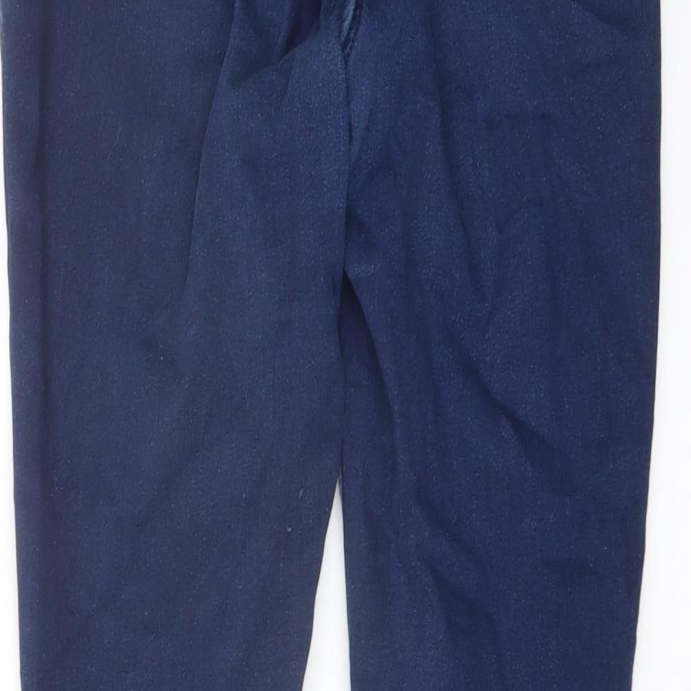 George Womens Blue Cotton Skinny Jeans Size 14 L28 in Regular Button